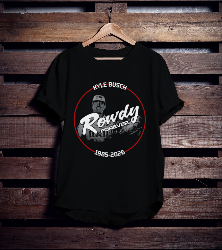 Rowdy Kyle Busch 1985 2026 M&M's Racing Legend T-Shirt