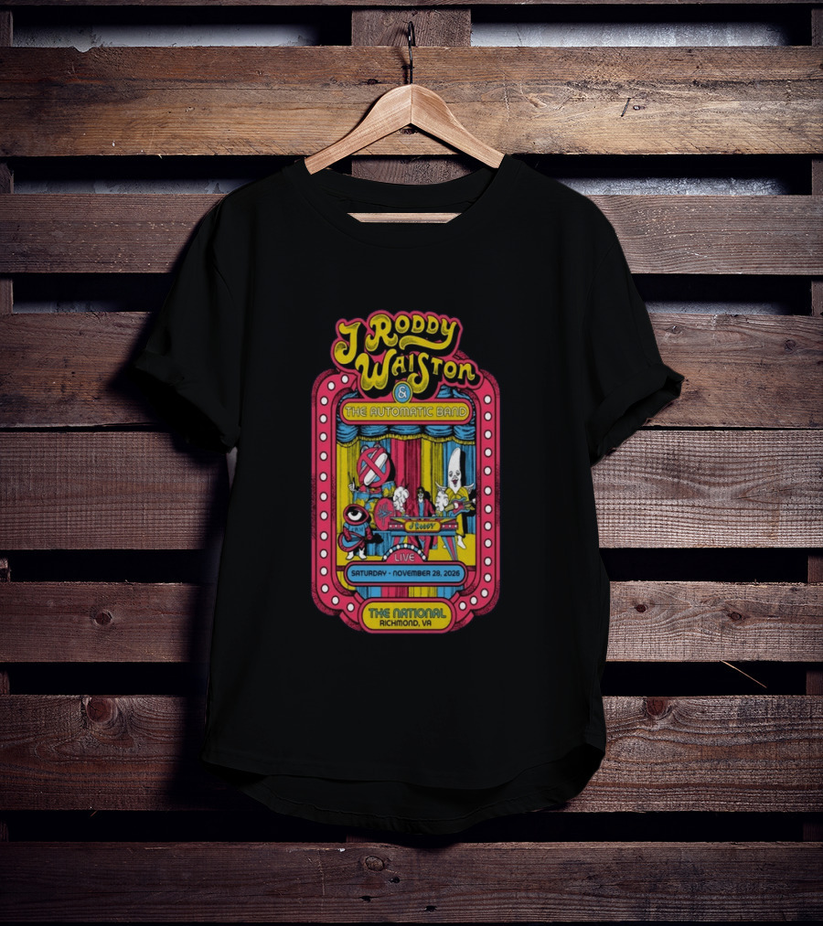 J Roddy Walston The Automatic Band Live 11 28 2026 The National Richmond VA T-Shirt