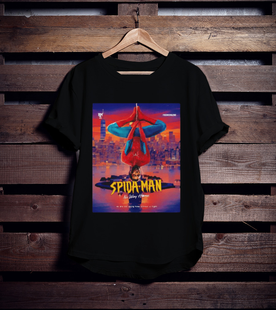 Donovan Mitchell Spida Man No Way Home Cleveland Cavaliers RM Challenge T-Shirt