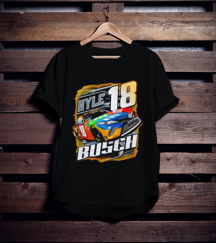 Kyle Busch 18 Toyota Camry Nascar Racing T-Shirt