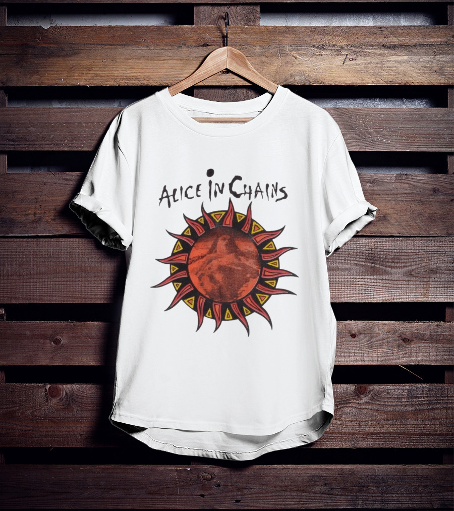 Alice In Chains Sun Graphic Lollapalooza 1993 Promo T-Shirt
