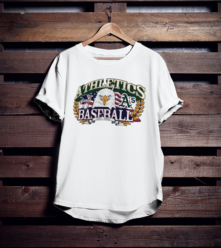 Athletics A's American Eagle Baseball EST 1901 T-Shirt