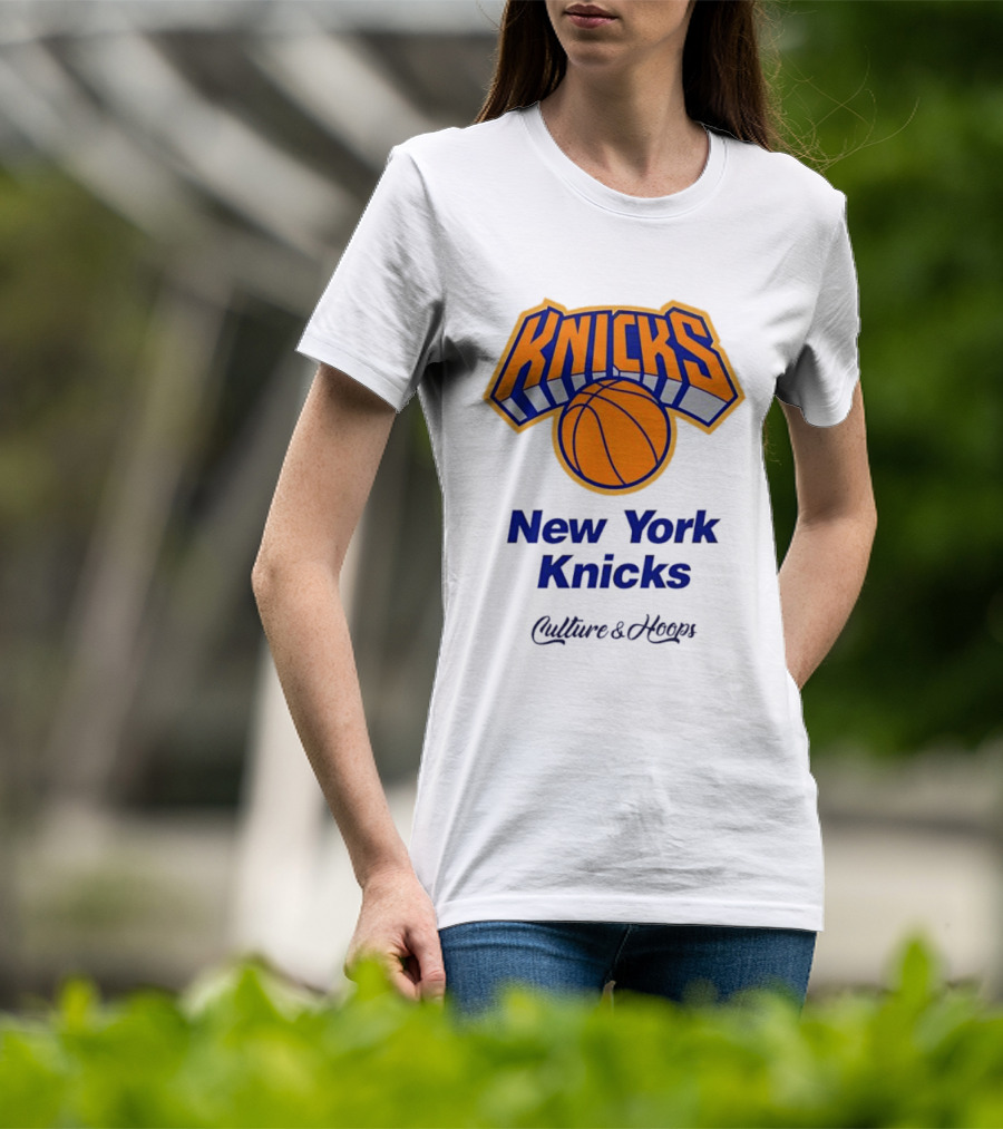 New York Knicks Culture & Hoops Basketball Team T-Shirt