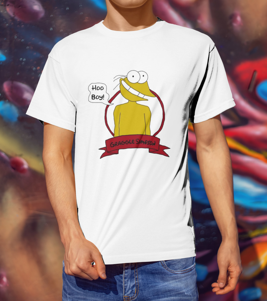Hoo Boy Graggle Simpson Cartoon T-Shirt