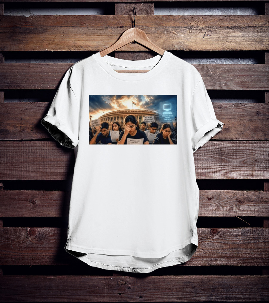 NTA Defends NEET Exam 2021 Retest Before Parliamentary Panel Amid Student Protests T-Shirt