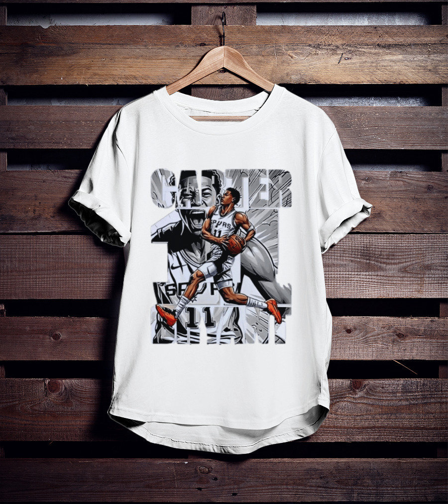 Keldon Johnson Spurs 11 Carter Bryant NBA San Antonio T-Shirt