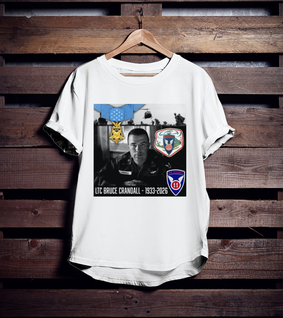 LTC Bruce Crandall Medal Of Honor Air Assault 1933 2026 T-Shirt