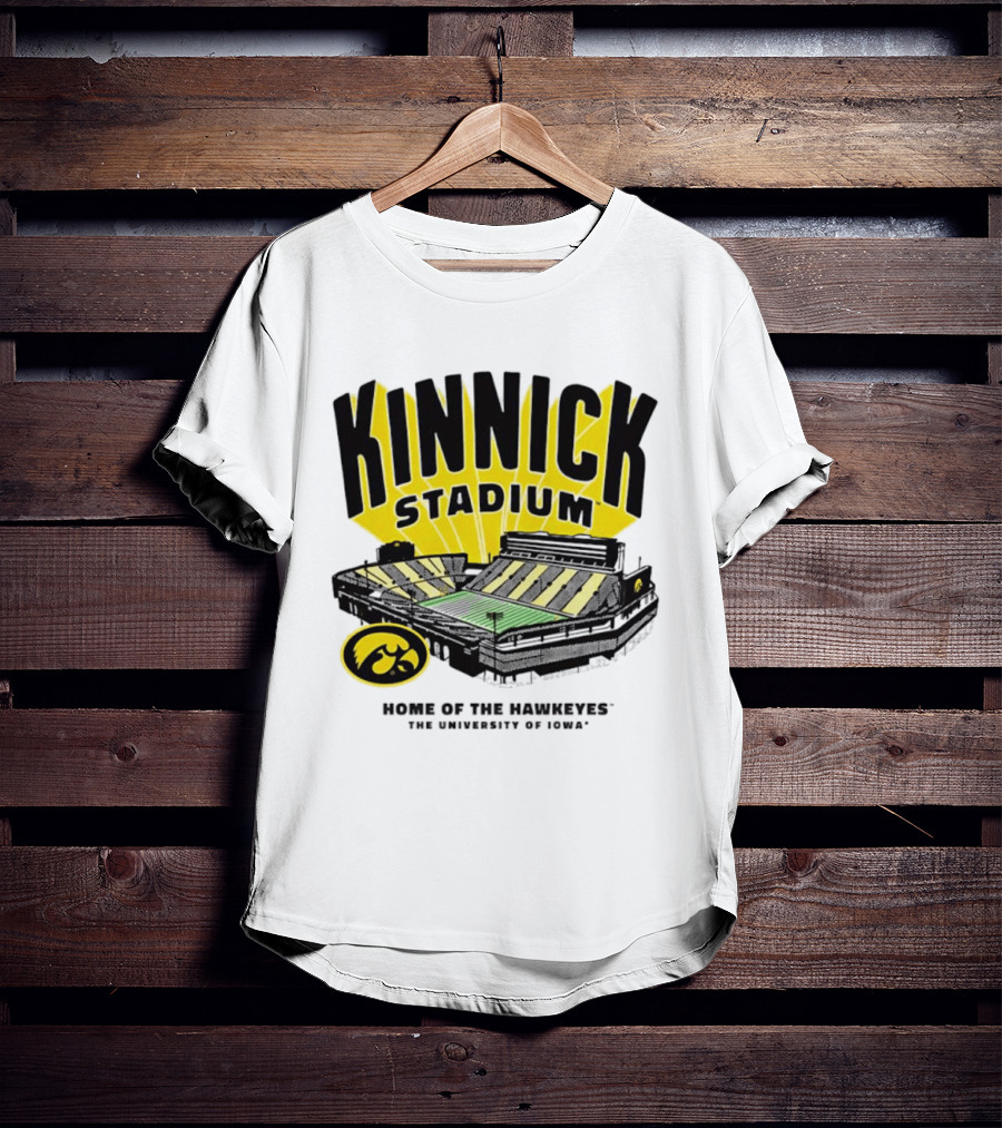 Kinnick Stadium Home Of The Hawkeyes University Of Iowa Football T-Shirt