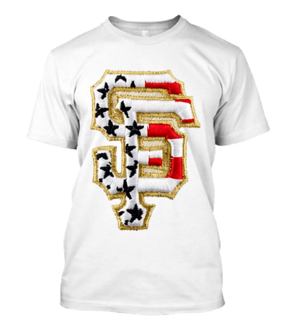 SF Giants Stars And Stripes USA 250 Hat T-Shirt