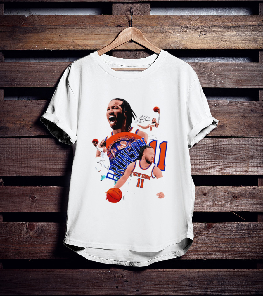 Jalen Brunson New York Knicks 11 Basketball Star T-Shirt