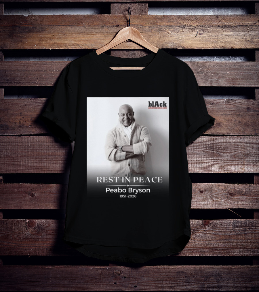 Rest In Peace Peabo Bryson 1951 2026 Black Americaweb T-Shirt