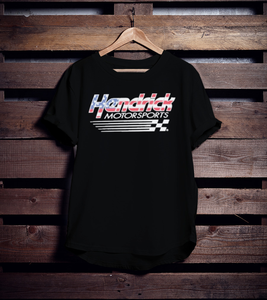 Hendrick Motorsports 2026 Patriotic With American Flag T-Shirt