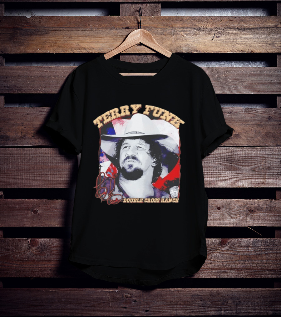 Terry Funk Double Cross Ranch WWE Cowboy T-Shirt