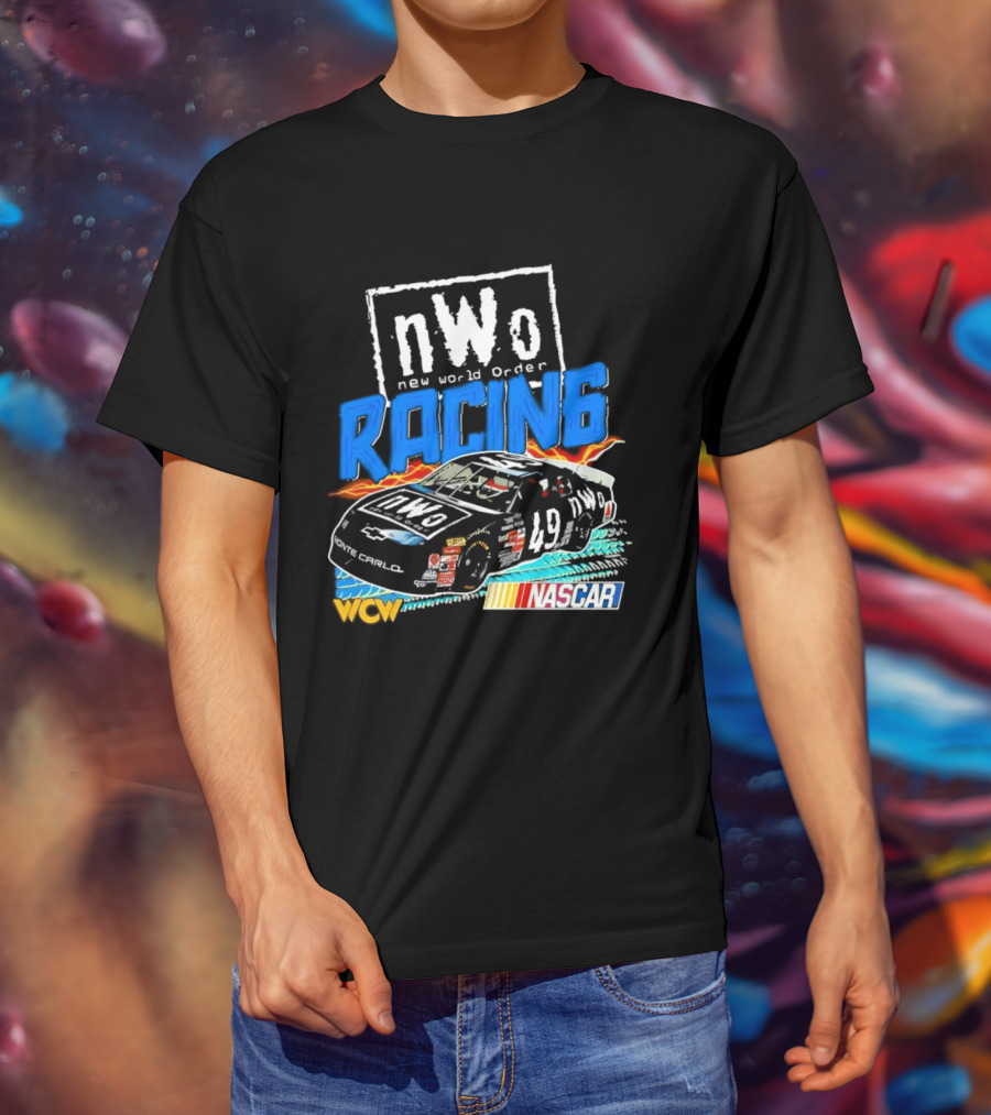 WCW NASCAR NWo Racing Kyle Petty 49 Chevrolet Monte Carlo T-Shirt