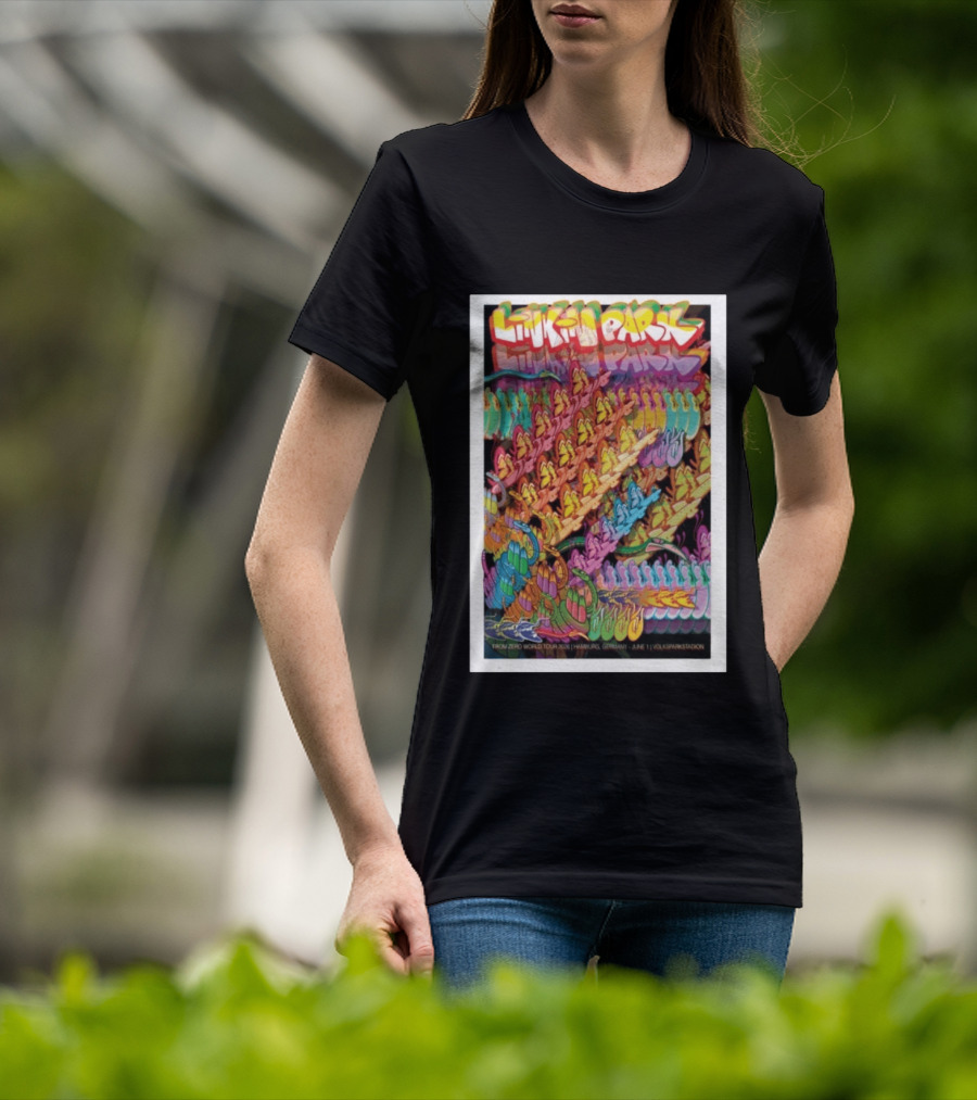 Linkin Park From Zero World Tour 2026 Hamburg Germany June 1 Volksparkstadion T-Shirt