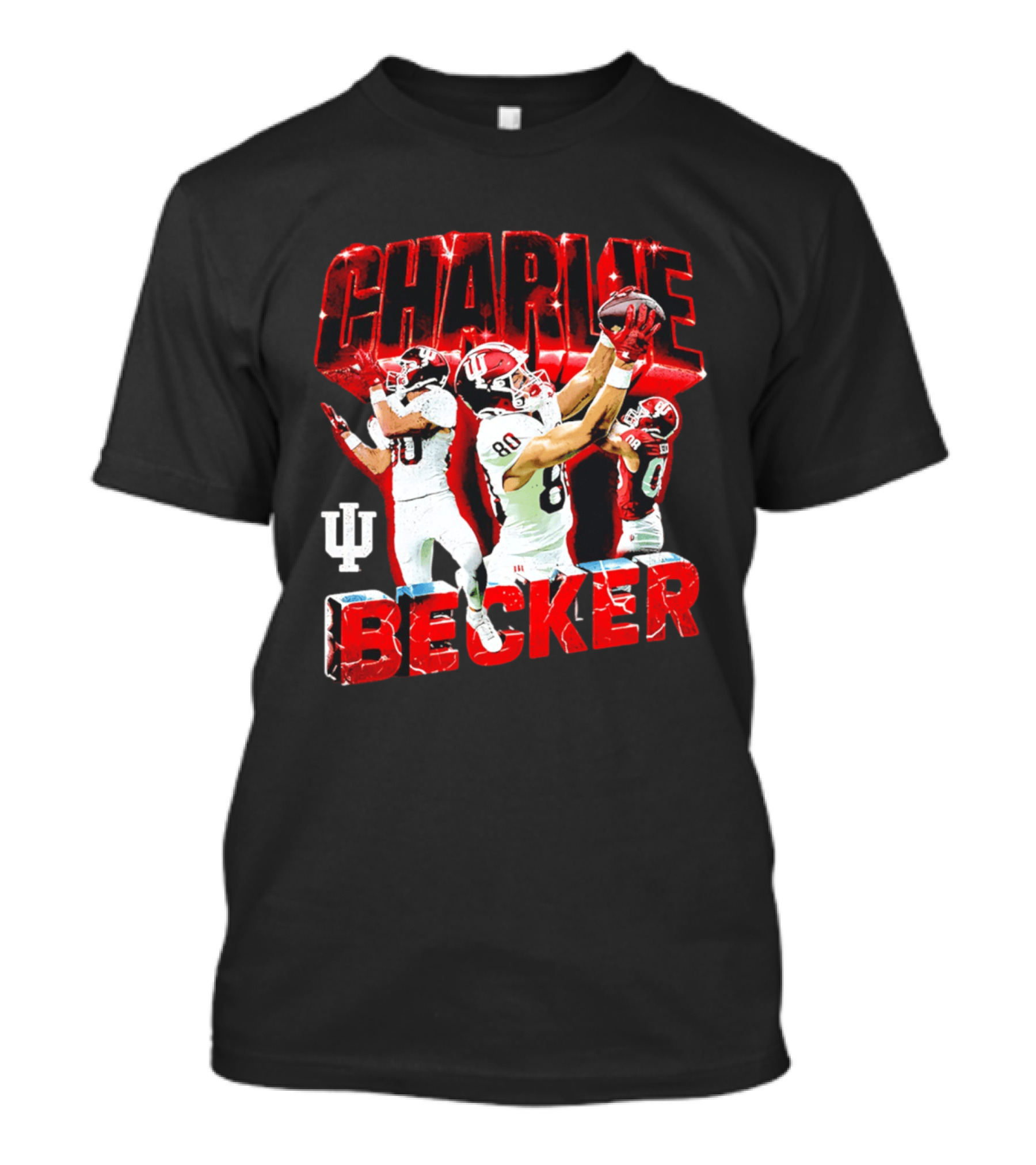 Charlie Becker Indiana Hoosiers Football 90s IU T-Shirt