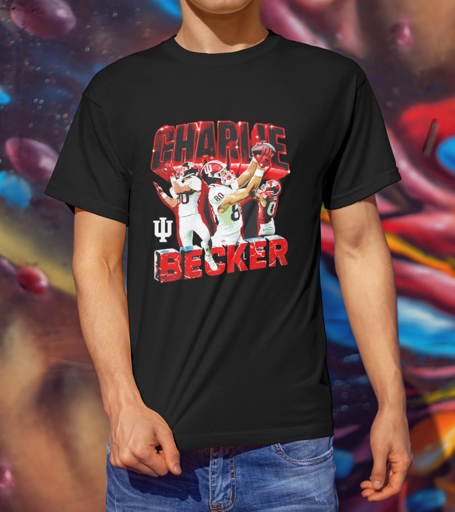 Charlie Becker Indiana Hoosiers Football 90s IU T-Shirt