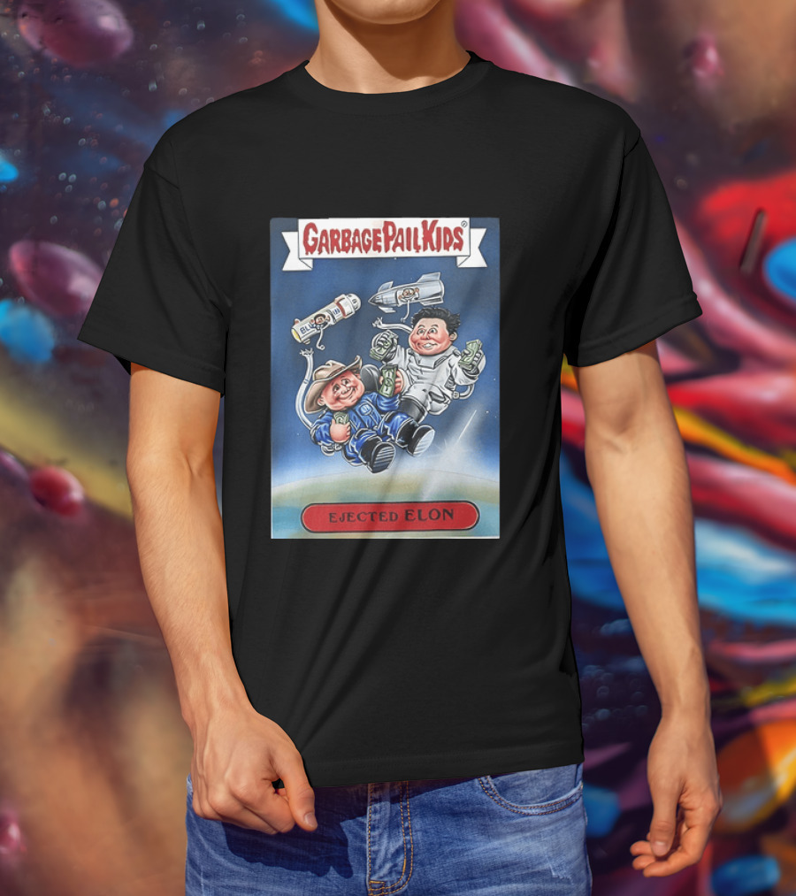Garbage Pail Kids Ejected Elon Donald Trump And Elon Musk T-Shirt