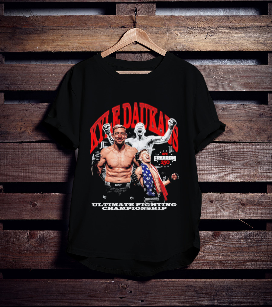 Kyle Daukaus UFC Ultimate Fighting Championship Freedom 250 T-Shirt