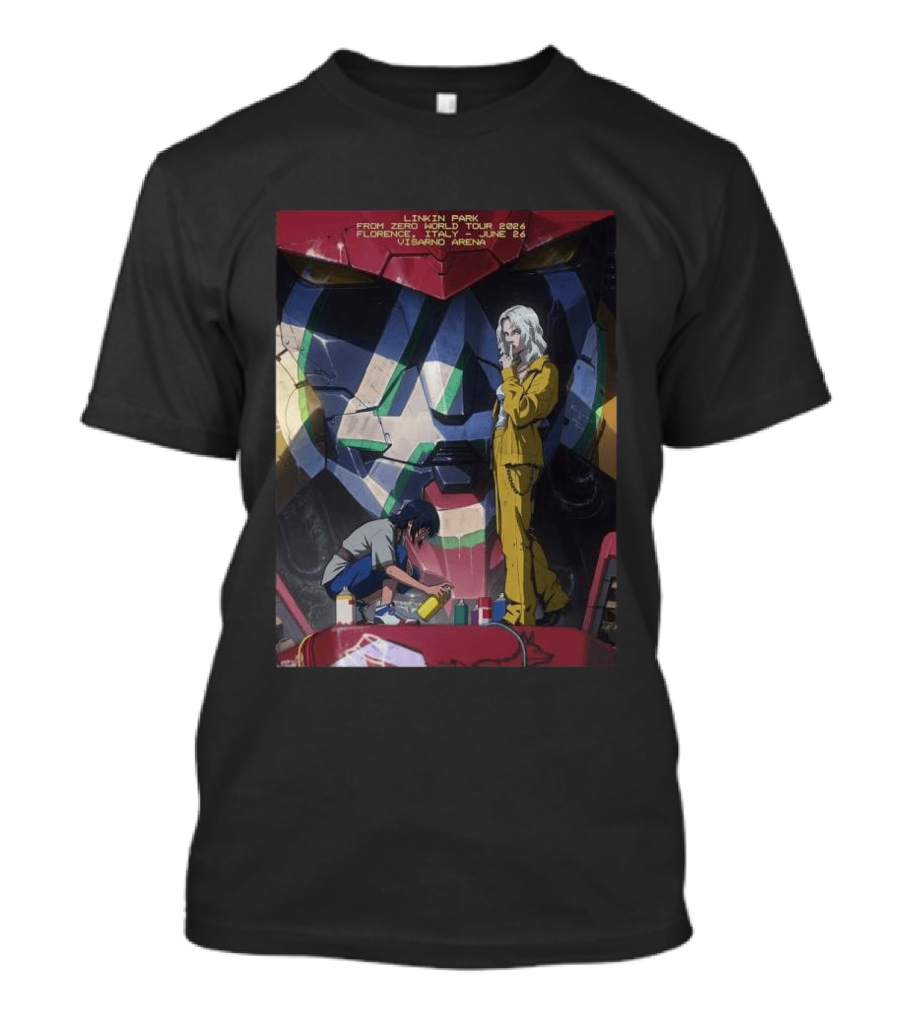 Linkin Park From Zero World Tour 2026 Florence Italy June 26 Visarno Arena T-Shirt