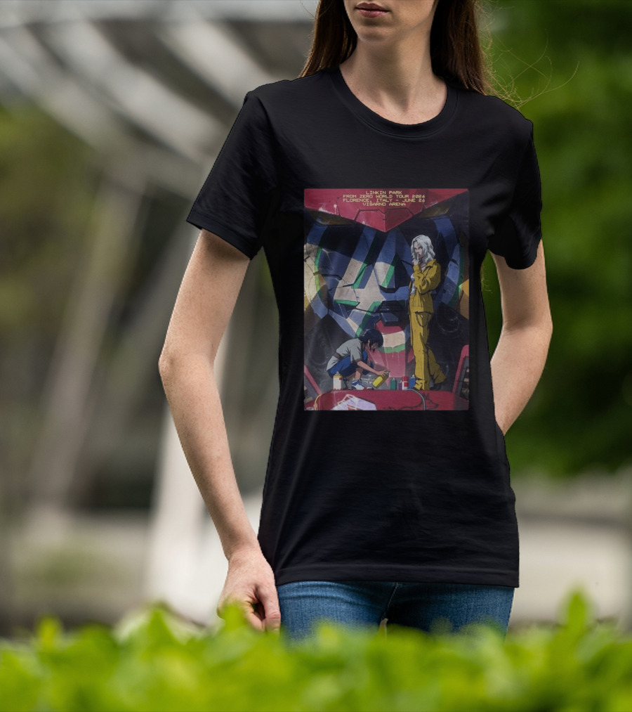 Linkin Park From Zero World Tour 2026 Florence Italy June 26 Visarno Arena T-Shirt
