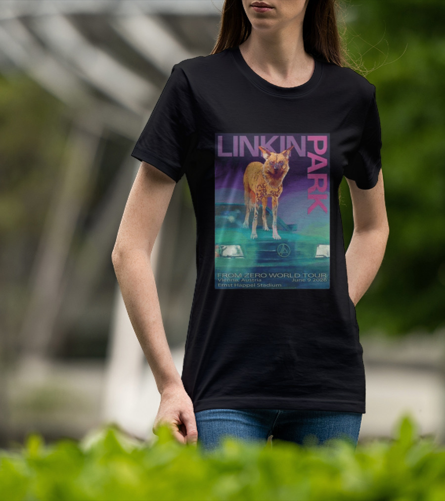 Linkin Park From Zero World Tour 2026 Vienna Austria June 9 Ernst Happel Stadium T-Shirt