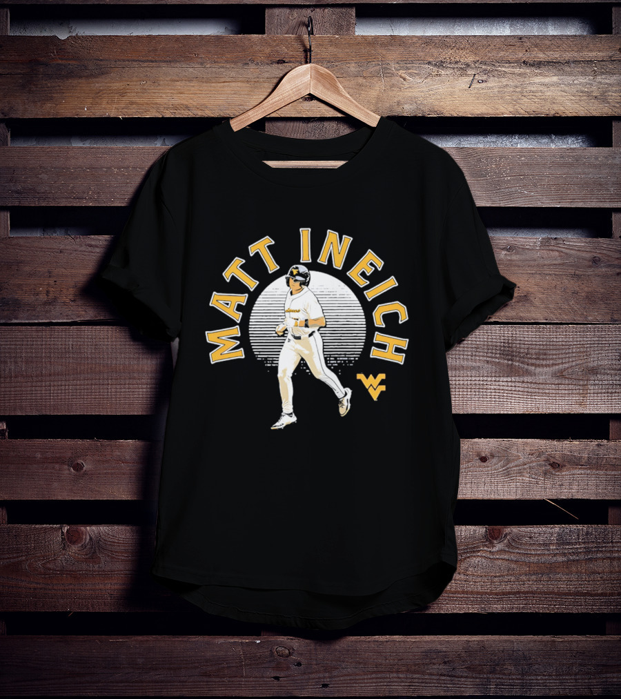 Matt Ineich WV Baseball Player Retro Style Sportsman T-Shirt