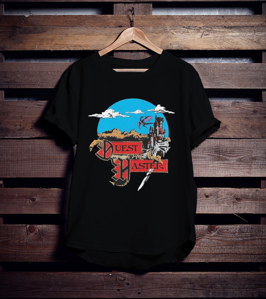 Quest Master High Fantasy Adventure Dragon Castle T-Shirt