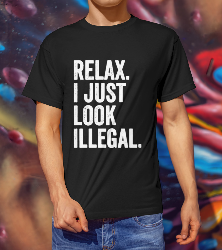 Ronald Acuna Jr Relax I Just Look Illegal 2026 T-Shirt