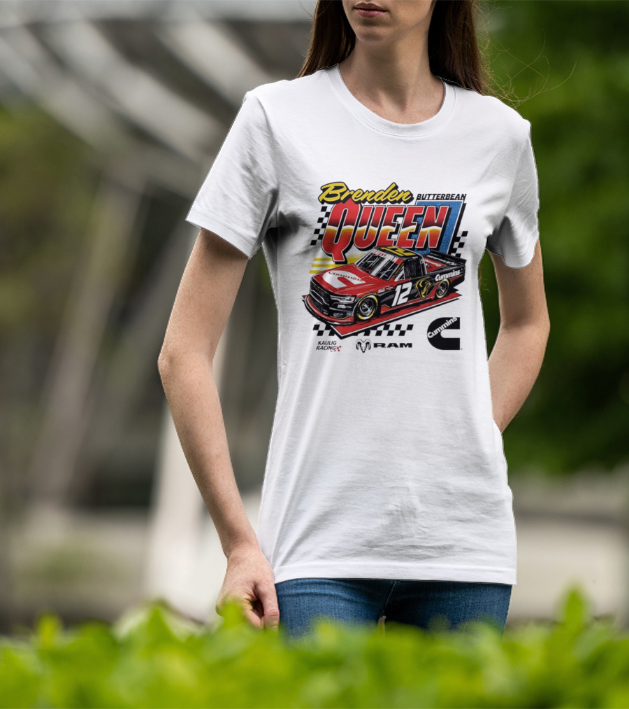 Brenden Queen Butterbean Kaulig Racing Craftsman Cummins Truck 12 RAM T-Shirt