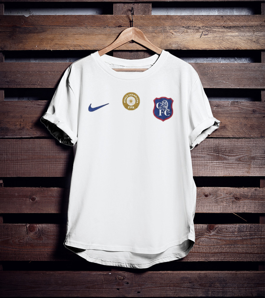Chelsea 2026 27 FIFA World Champions CFC Nike White Away Kit T-Shirt