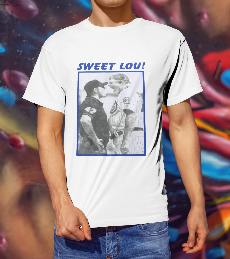 Sweet Lou Piniella Chicago Cubs MLB Umpire Confrontation T-Shirt