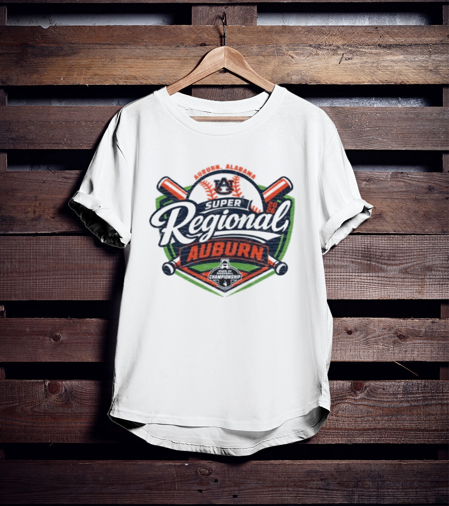 Auburn Baseball Tigers 2026 Regional Competition Event T-Shirt