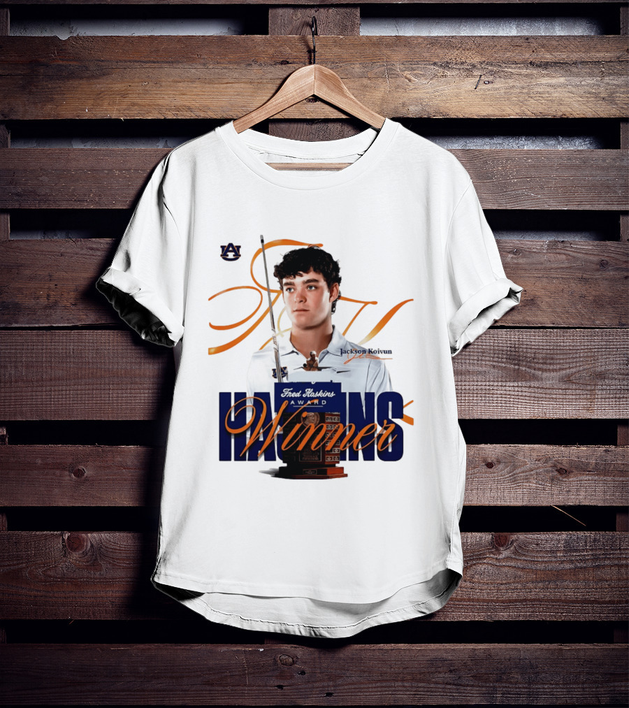 Auburn University Jackson Koivun Fred Haskins Award Winner Golf T-Shirt