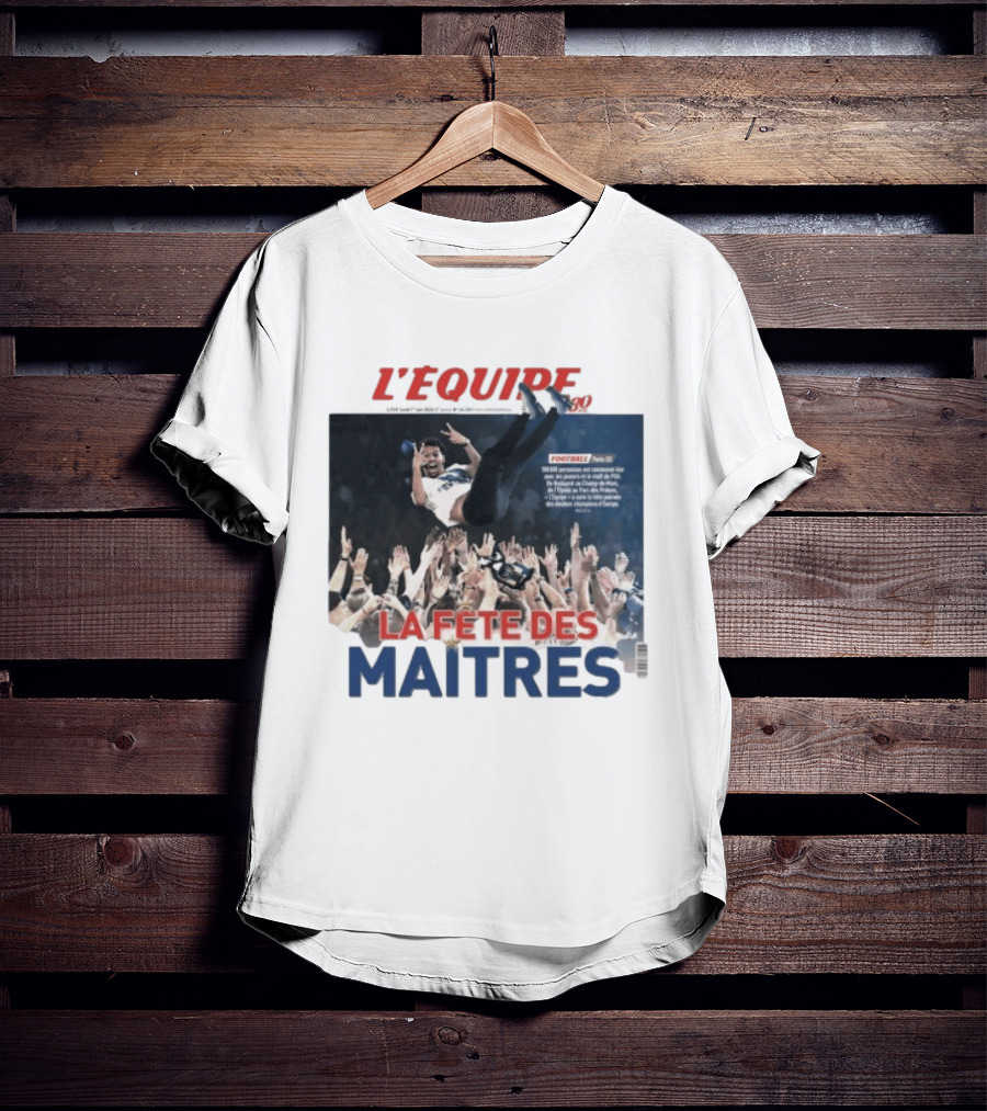 L'Equipe La Fête Des Maitres Football Joyful Celebration T-Shirt