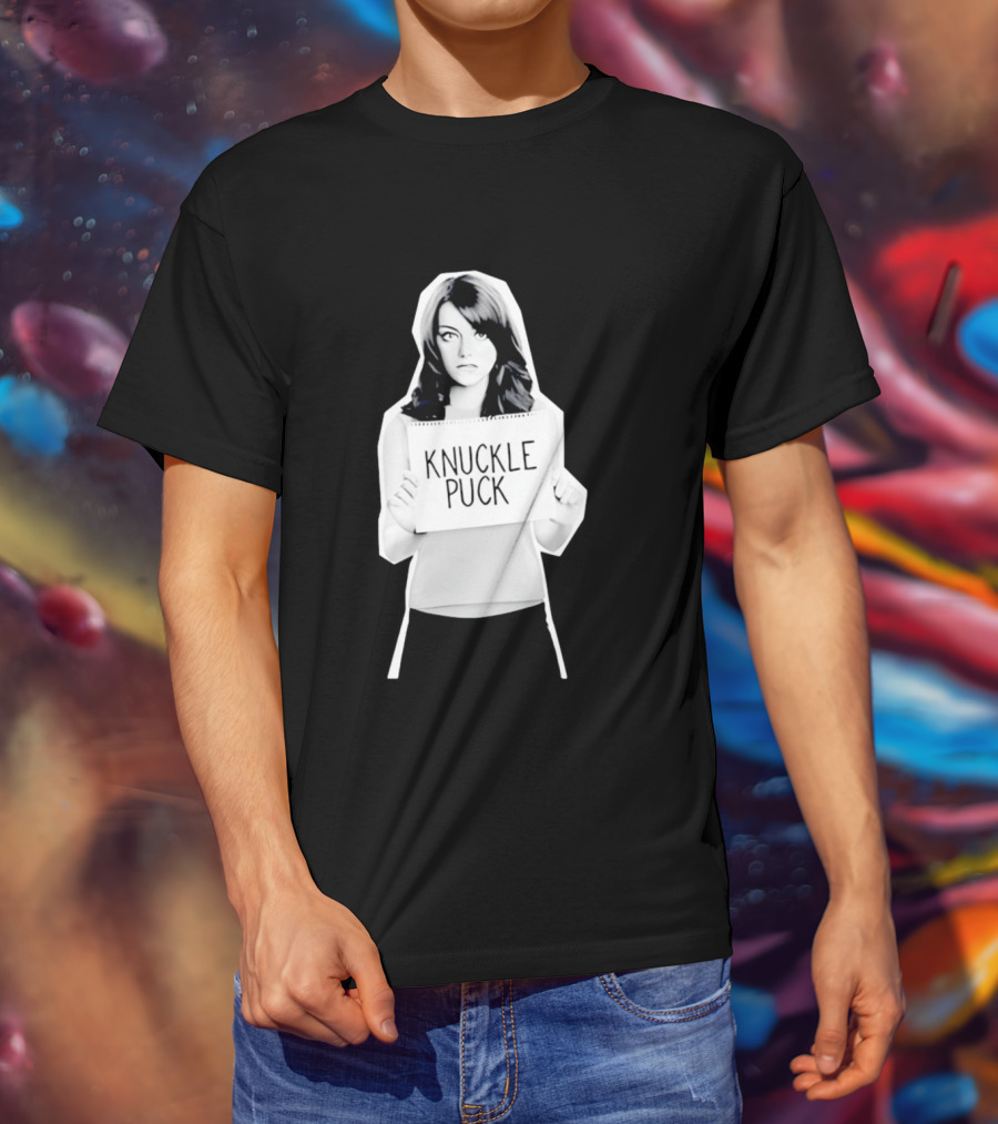 Emma Stone Knuckle Puck Sign T-Shirt