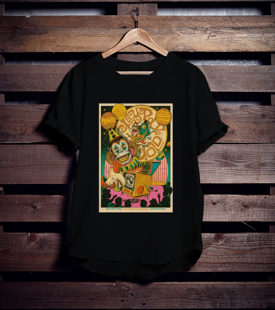Primus Les Claypool Lennon Delirium May 25th 2026 Marymoor Live Redmond WA T-Shirt