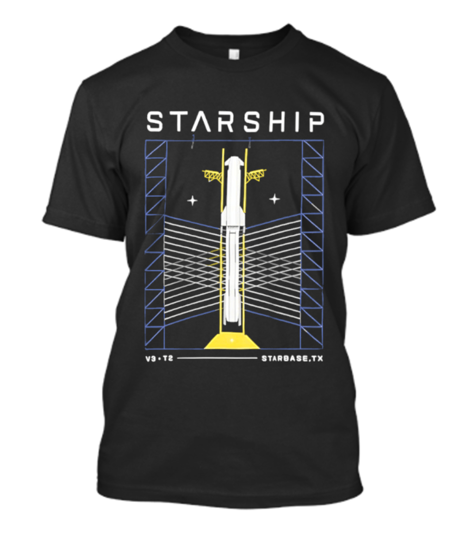 Starship V9.18 Stargaze TX SpaceX Milestone T-Shirt