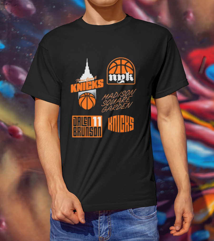 New York Knicks Jalen Brunson MSG NYK 11 Madison Square Garden T-Shirt