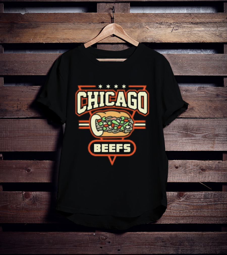 Chicago Beefs Sandwich Stars T-Shirt