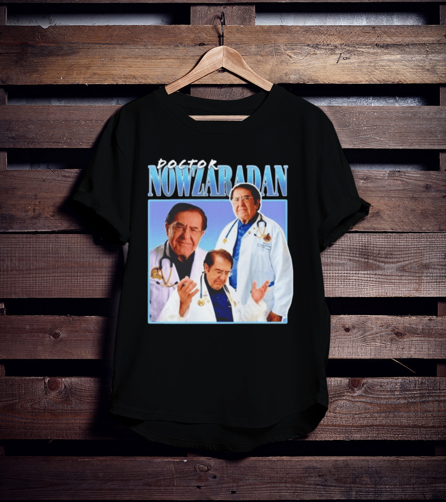 Doctor Nowzaradan My 600Lb Life Blue Stethoscope T-Shirt