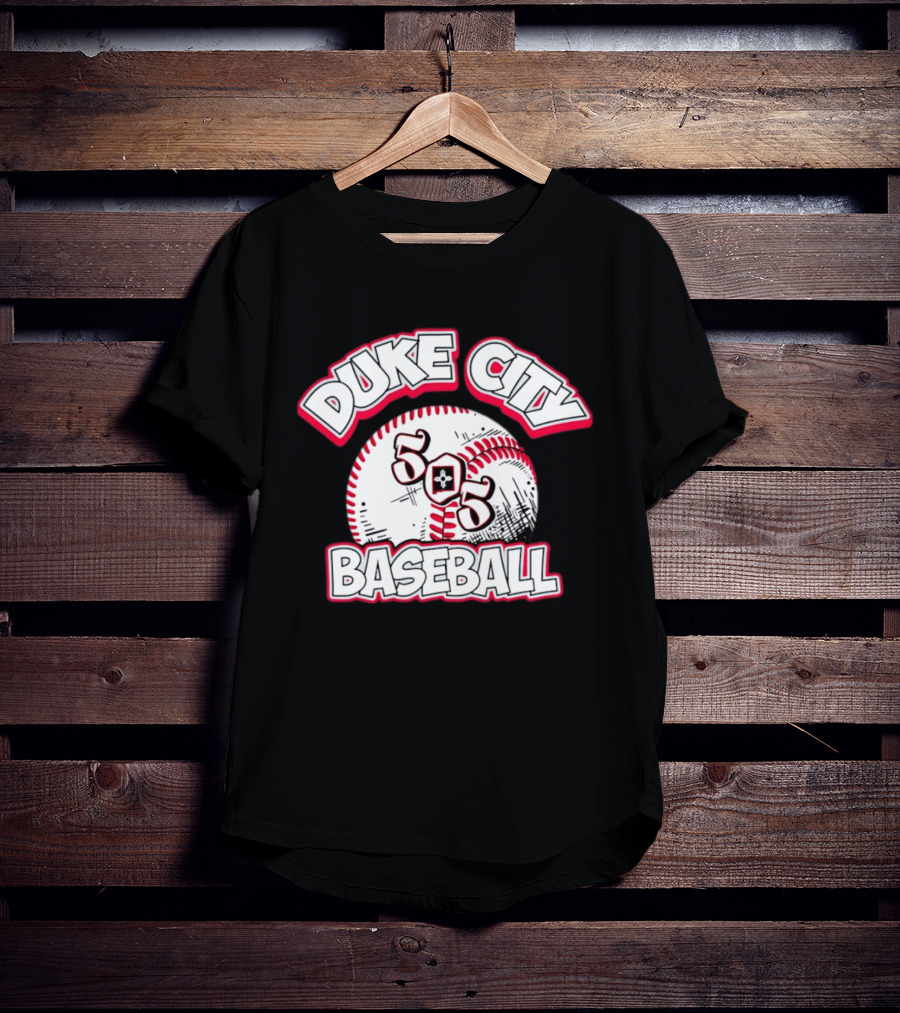 Duke City Baseball 505 Zia Symbol And Baseball T-Shirt