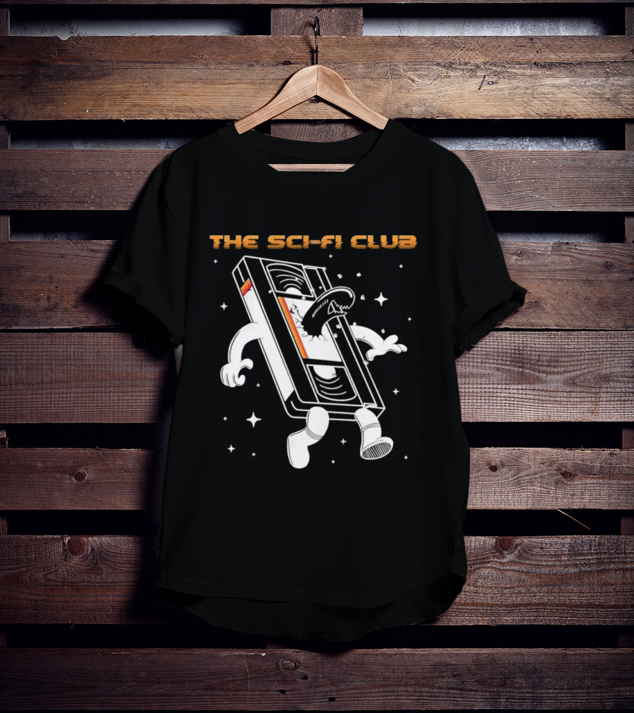 The Sci Fi Club Alien VHS Tape T-Shirt