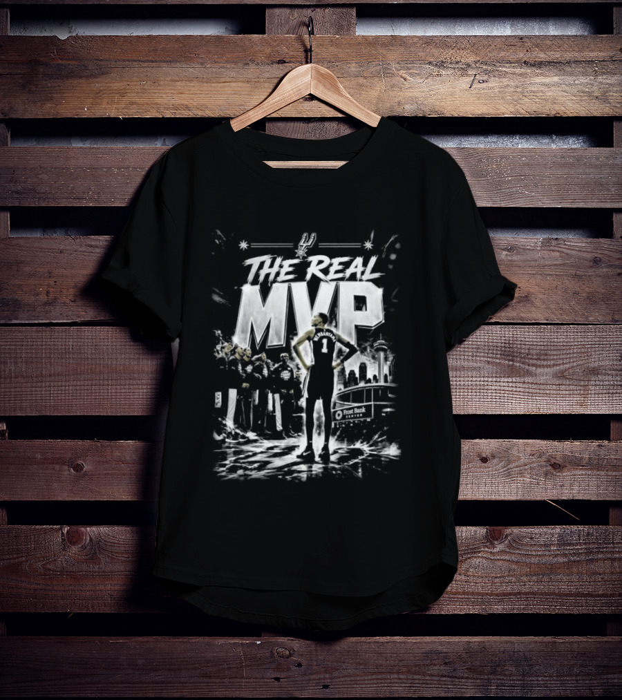 Victor Wembanyama The Real MVP San Antonio Spurs Basketball Star T-Shirt