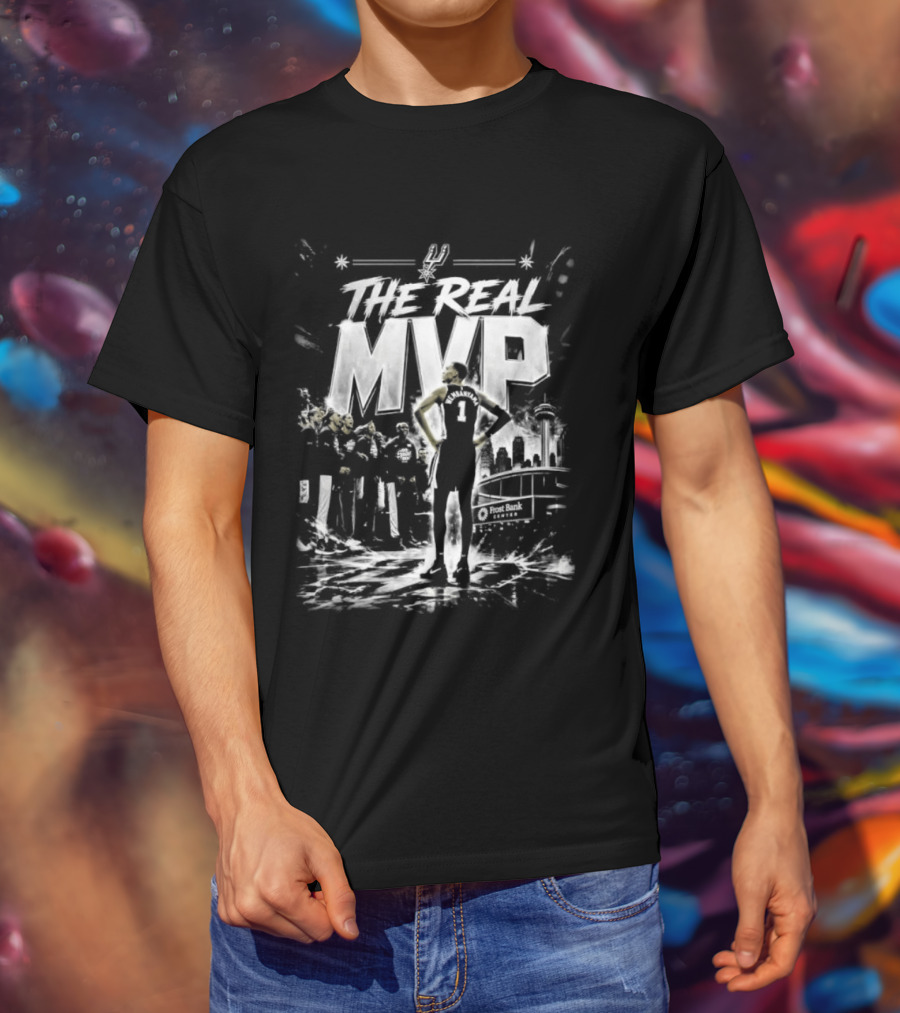 Victor Wembanyama The Real MVP San Antonio Spurs Basketball Star T-Shirt