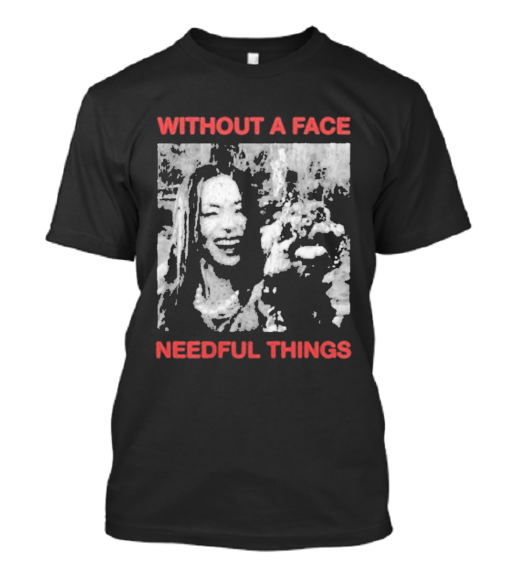 Without A Face Needful Things Smiling Woman T-Shirt