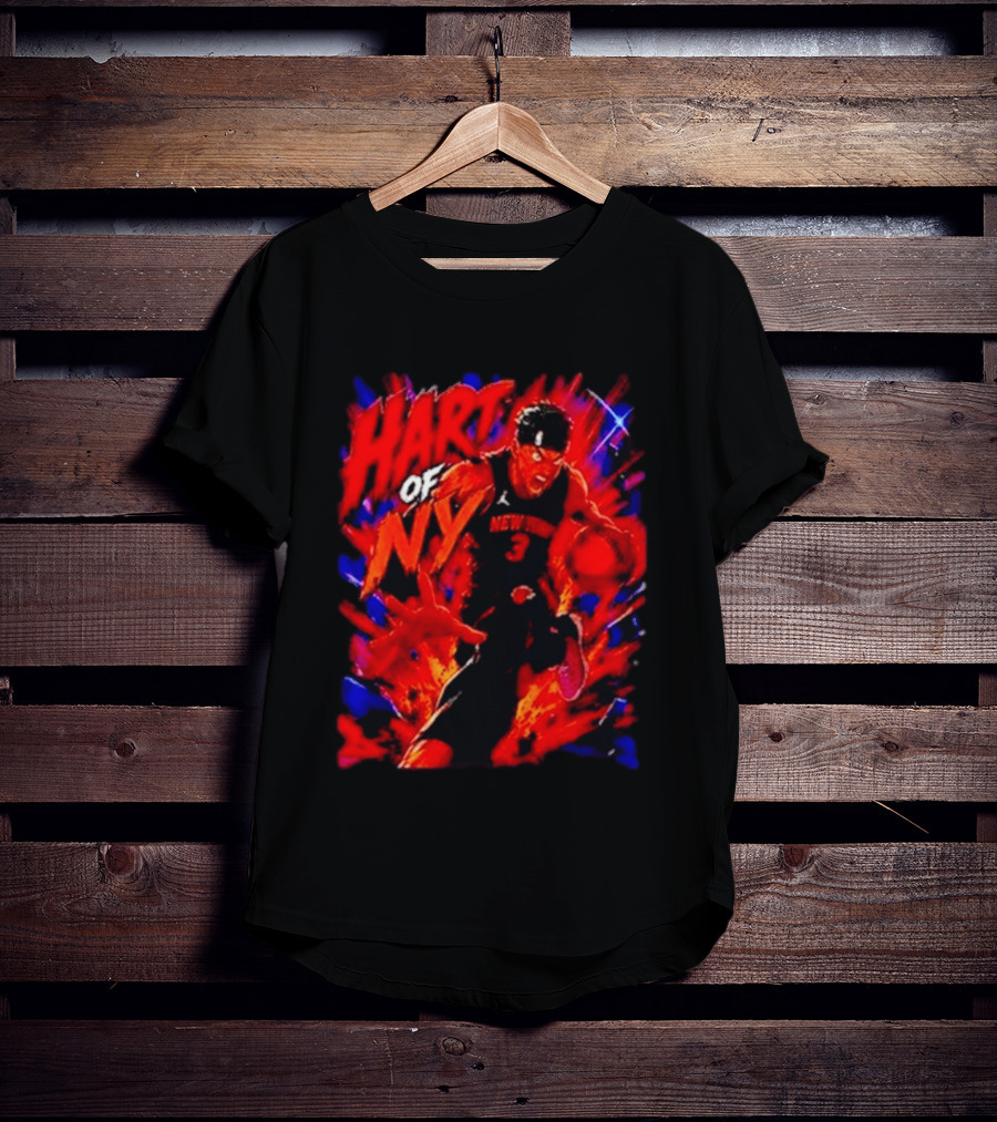 New York Knicks Josh Hart Of NY Black Basketball T-Shirt