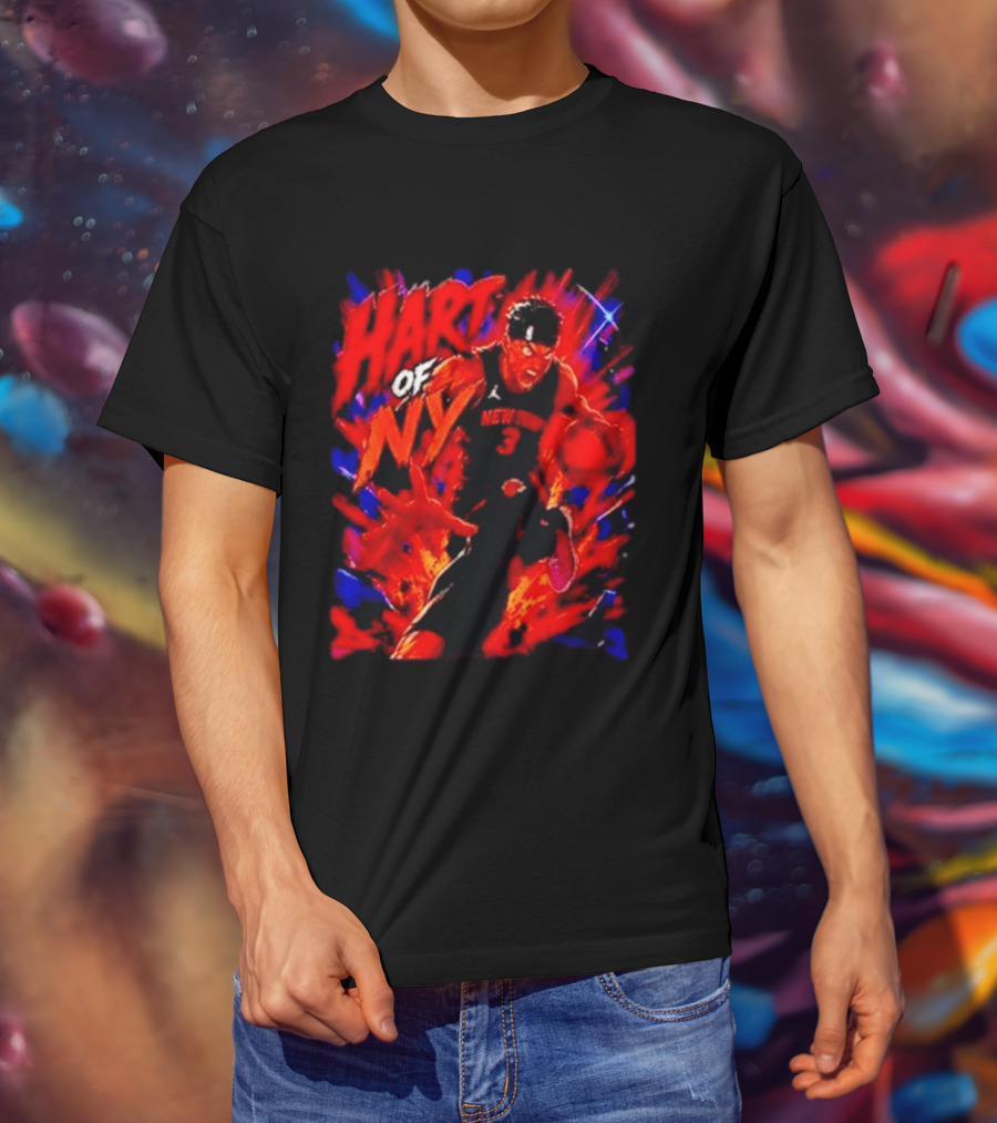 New York Knicks Josh Hart Of NY Black Basketball T-Shirt