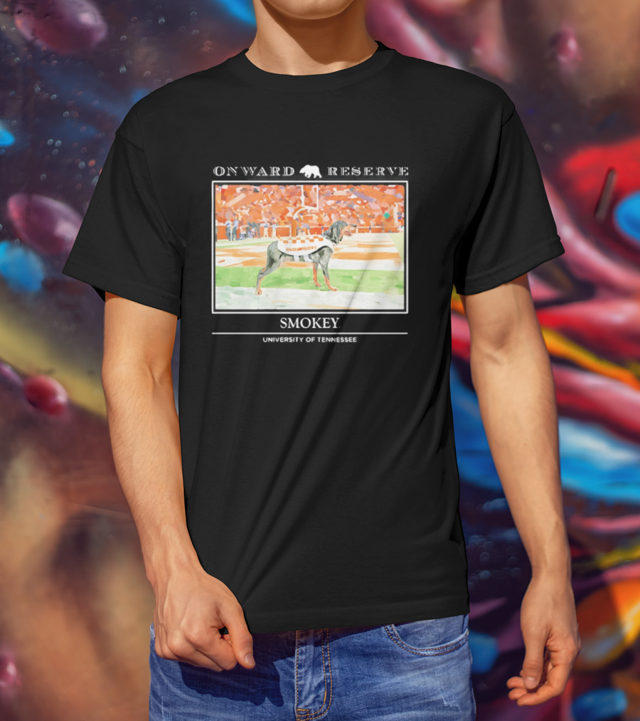 Onward Reserve Smokey University Of Tennessee Volunteers Football Stadium T-Shirt