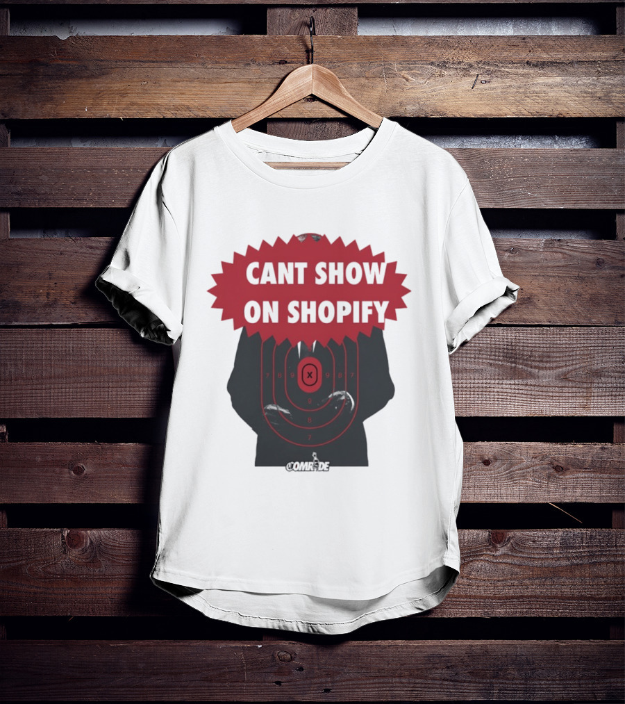 Cant Show On Shopify Target Practice X Comrade T-Shirt